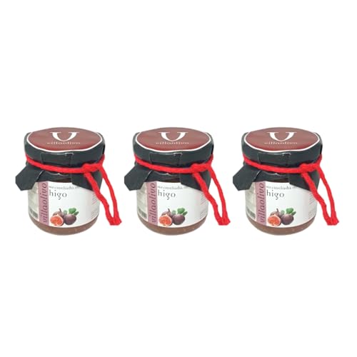 Villaolivo - Mermelada de Higo | Mermelada Gourmet | 100% Natural | (3 unidades)