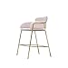 Tabourets de Bar Tabouret sans Dossier American Bar Tabouret de Bar Chaise Haute Creative Fer ménages Vent Industriel Art Clair Moderne Nordique (Color : Pink, Size : One Size)