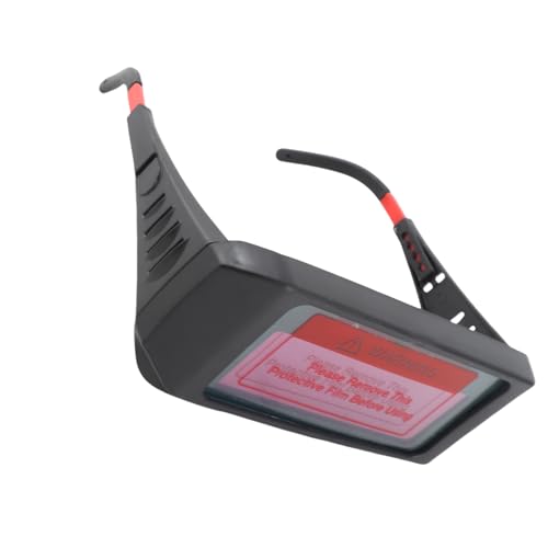 Welding Glasses, Industrial Solar Auto Darkening Safety Eyes Glasses TIG MIG Welder Goggles with Black Strap for Steel Welding and Cutting