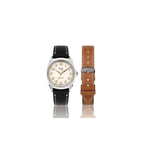 KUOE 日本製 アンティークデザインウォッチ ROYAL SMITH 90-008 シルバー×ゴールド