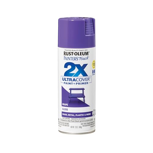 Rust-Oleum Painters Touch 2X Ultra Cover Spray Paint Gloss Grape