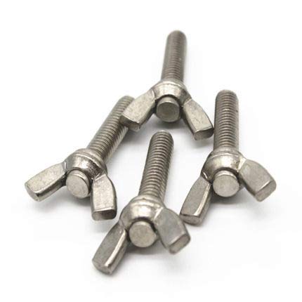 3PCS Thumb Screw Butterfly Screws Wing Bolts Stainless Steel Bolt M5 - (Thread Diameter: M5 x40mm)