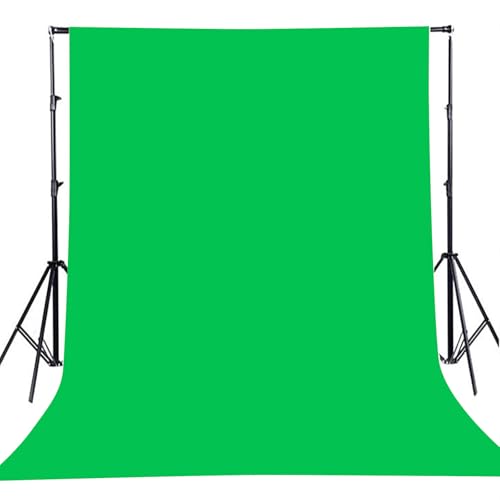STCREE Green Screen Backdrop 1.5M x 2.1M (5ft x 7ft) for Live Studio Zoom Sessions Live Gaming and Parties Background Product Photography Props KLSST004