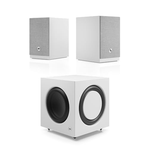 Image of Audio Pro A28 W - TV, Gaming & Music Speaker, Multiroom, WiFi and Bluetooth, AirPlay 2, Google Cast, Spotify Connect - White