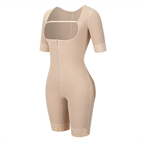 Body Shaper à Fermeture éclair en Dentelle Grande Taille pour Femme Four Seasons