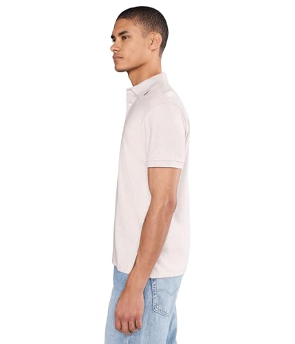 Image of POLO RALPH LAUREN, Men's, Custom Slim Fit Soft Cotton Polo Shirt, State Heather, X-Large