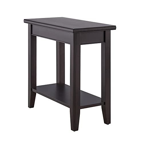 Image of Leick Home Laurent End Table, 12 inch, Black