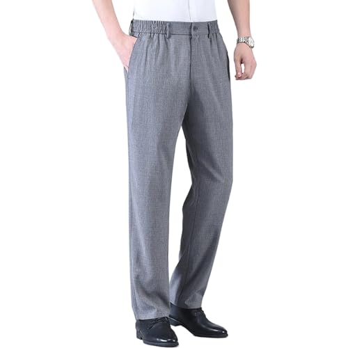 Caloset Cargo Pants, Icestrider - Men's Super Stretch Loose Fit Pants, Men's Relaxed Fit Stretch Elastic Waist Jeans