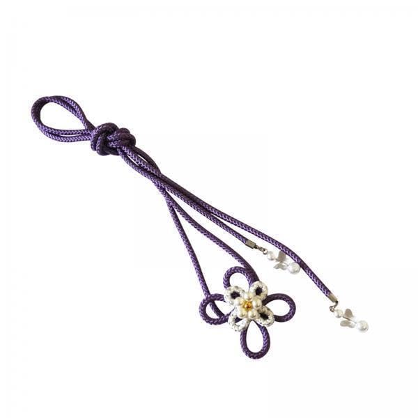 merishopp 6xObi Ornament Lady Obi Fastening Belt Decoration for Christmas Ceremony Party Purple-picture-3
