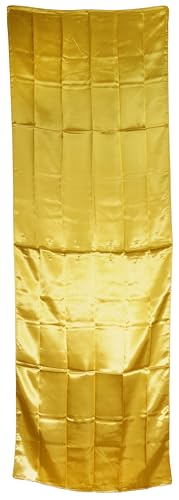 Dream World Multi Purpose Silky Satin Wrap Scarf Gold2