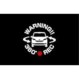 フリード 後期用 360° ドラレコステッカー ドライブレコーダー ステッカー