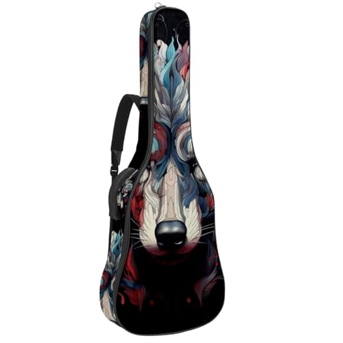 JRHEJTFZ Housse pour guitare acoustique de 1,9 cm d’épaisseur – Imperméable – Durable et élégant – Imprimé loup aquarelle, Multicolore 4., 42.9×16.9×4.7 in, Motif imprimé tendance - Les Beatles, Paul McCartney, John Lennon, RIngo Starr, George Harrison JRHEJTFZ Housse pour guitare acoustique de 1,9 cm d'épaisseur - Imperméable - Durable et élégant - Imprimé loup aquarelle, Multicolore 4., 42.9x16.9x4.7 in, Motif imprimé tendance