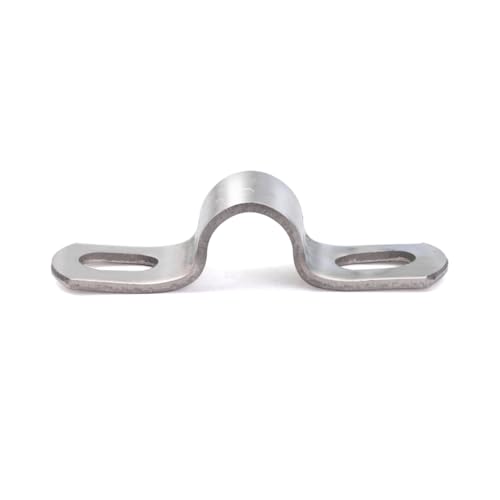 Abrazaderas Metalicas para Tubos Ø10 mm, MgcTolBox Clip para Tubo, U Abrazadera de Acero Inoxidable para la Fijación de Tubos, Manguera o Cables   PACK 10 unidades