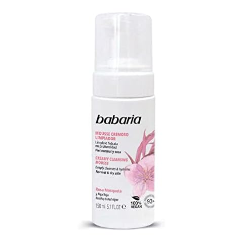 Babaria Mousse Cremoso con Rosa Mosqueta y Alga Roja 150 ml Cover