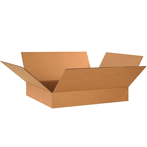 Image of TAPE LOGIC 24x20x4 Flat Corrugated Boxes, Flat, 24L x 20W x 4H, Pack of 20 | Shipping, Packaging, Moving, Storage Box for Home or Business, Strong Wholesale Bulk Boxes
