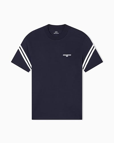 T-shirt Homme Armani Exchange en coton premium avec logo sur la manche