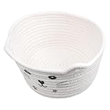 Panier de rangement mignon : avec son intérieur spacieux, ce panier polyvalent permet de ranger une variété d'articles, des jouets et des jeux aux vêtements et au linge de maison, petit panier