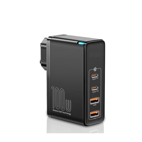 100W PD QC 4.0 3. USB �}���[�d��^�C�v C �}���[�d �d�b�[�d�� ���L���݊���(Black)