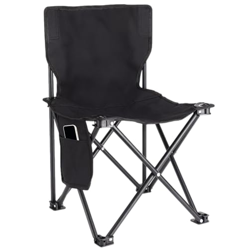 Sillas Plegables para Exterior | Silla plegable de tela Oxford para camping - Silla para sentarse ergonómica a prueba de herrumbre con rodamiento de carga de 200 kg portátil para picnic, camping, boce