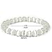 Reiki Crystal Products Natural Selenite Bracelet 8mm for Reiki Healing and Vastu Correction Protection Concentration Spirituality and Increasing Creativity