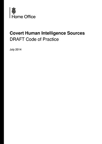Covert Human Intelligence Sources: Draft Code Of Practice