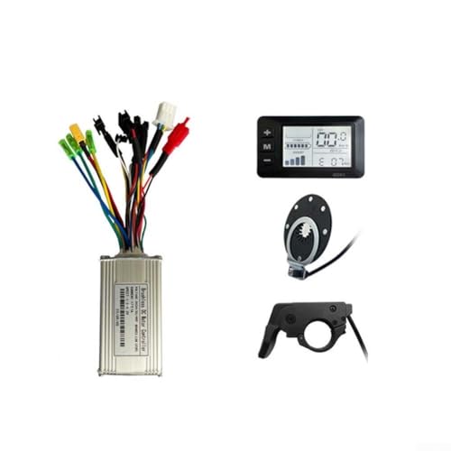 Controlador de bicicleta eléctrica, 17 A/26 A/30 A GD01 Tri-Mode Kit de visualización de onda sinusoidal para sistemas de 24 V/36 V/48 V, salida de potencia suave para viajeros y ciclistas urbanos (17