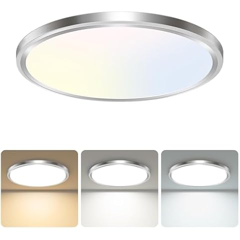 libtit 33CM Ceiling Light with 3 Colour Options Cover