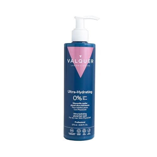 VALQUER Mascarilla Capilar Ultra Hidratante Zero | Repara, Nutre y Revitaliza el Cabello Seco | Efecto Antifrizz con Keratina, Extracto de Soja y Vitaminas | Vegano | 275 ml