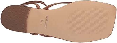 Nine West Women's Nelson Flat Sandal, New Luggage 120, 9 | Image 3
