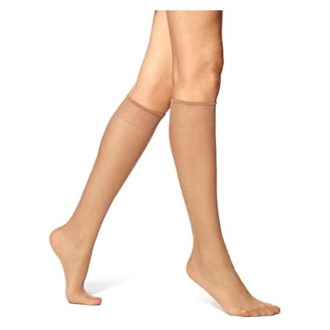 No Nonsense Women's Sheer Knee High Socks Cover