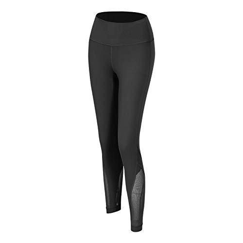 BLACK ELL High Rise Women's Sport Leggings Tights Workout For Gym,Trackless Yoga Pants, High Waist Raise Gym-Black_XL,Soft Casual Yoga Fitness Leggings Trousers
