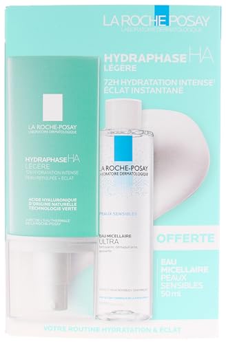 La Roche-Posay Hydraphase HA Ligera 50 ml + Agua Micelar Pieles Sensibles 50 ml