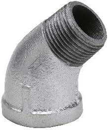 Anvil 1/8 in. FPT x 1/8 in. Dia. MPT Galvanized Malleable Iron Street Elbow