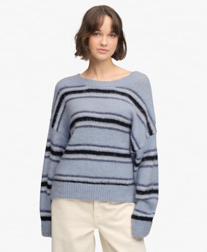 Pull Superdry Pull en tricot à rayures décontracté et brossé US 12 - vue 8
