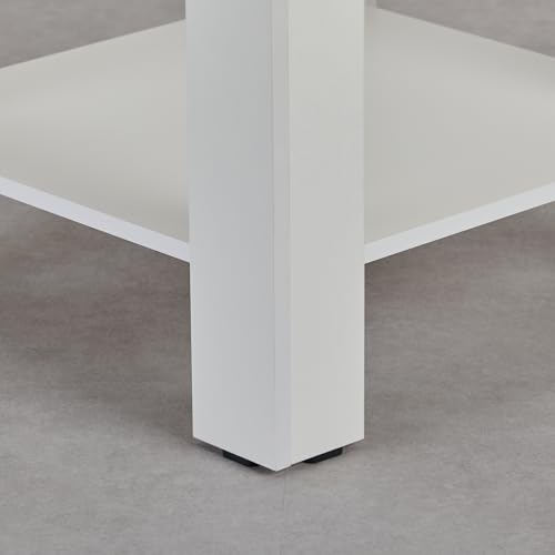 Image of Home Centre | Clary | Engineered Wood | End Tables | White | 1 Year Warranty