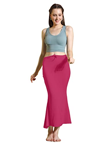 Image of Amazon Brand - Anarva Women Cotton Blended Saree Shapewear Regular Petticoat Skirt For Saree