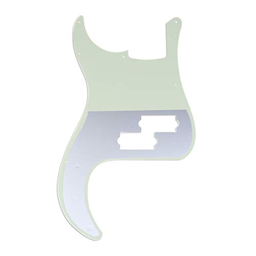 Musiclily Pro 13 Trous P Bass Pickguard Plaque de Protection pour JPN Fender Japan 4-corde Precision Bass, 3plis Vert… - Les Beatles, Paul McCartney, John Lennon, RIngo Starr, George Harrison Musiclily Pro 13 Trous P Bass Pickguard Plaque de Protection pour JPN Fender Japan 4-corde Precision Bass, 3plis Vert… – Image 3