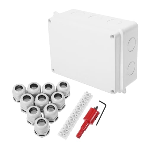 Boîte de connexion étanche pour réparer et protéger les câbles électriques extérieurs de la pluie