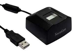 Yukonics SecuGen Hamster Pro20/HU20-AP Biometric Fingerprint USB Scanner with RD Service (Black)