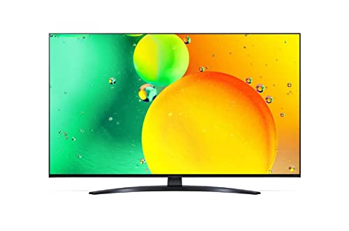 Smart-TV 43 inch 4K DVB-T2 NanoCell Kleur Zwart - 43NANO763QA