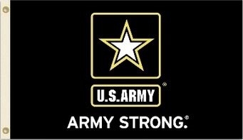 haU.S. Army 3'x5' Flag ''Army Stong''