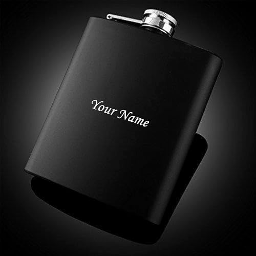 Image of Celebr8 Personalized Stainless Steel Hip Flask (210 ML) | Name Engraved Whiskey, Vodka & Wine Pocket Bottle | Portable Beverage Holder for Men | Friendship Day Gifts for Friends | Friendship Gifts