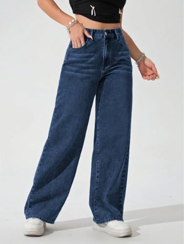 Image of Ben Martin Baggy Jeans for Women || Women,s Loose Jean Pants || Oversized Jean's for Women's || Wide Leg Jean,s for Woman || Casual Jins for Woman's || Loose Jin Pant for Woman,s 2-BM-JJ33