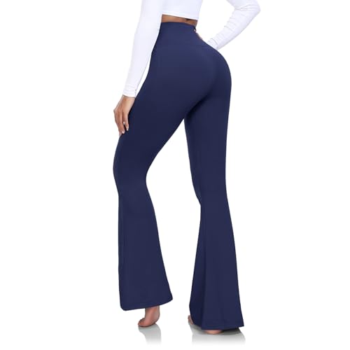 ACTINPUT Yoga Pants for Women Flared Leggings High Waisted Bootcut Black Trousers Women's Workout Bootleg Stretchy Leggings - Image 4