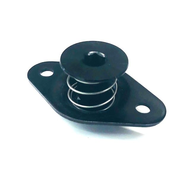 Black DZUS Self Eject Allen/Hex Head Qtr Turn Fasteners - 5/16" - 550 Grip - 10 Pack