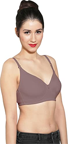 Image of Ingrid Everyday Women's Bra Non Padded & Wire Free Cotton Lycra Blend Bra Full Coverage with Regular Back in