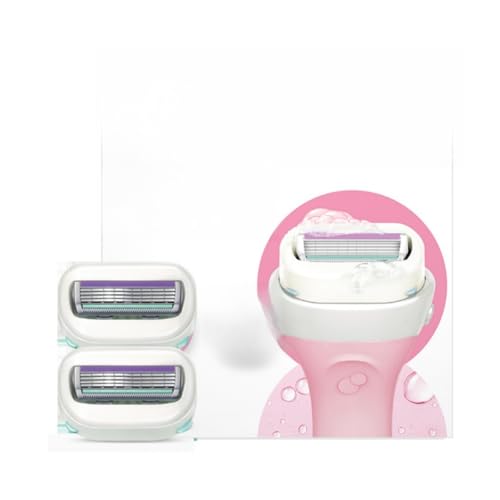 NIGOE 敏感肌用使い捨てカミソリ。男性と女性のためのシェービングと脱毛。オーガニックアロエベラ配合。旅行用詰め替え用。 (詰め替え,c)