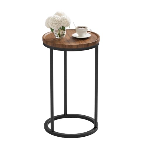 YAUKOMEL Small Round Side Table