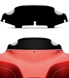6' Wave Windshield Windscreen Compatible with Harley Davidson Touring Electra...