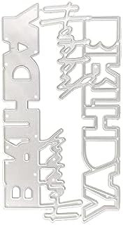 ALLY-MAGIC Happy Birthday Cutting Dies Cuts Birthday Metal DIY Crafts Cards Stencils for DIY Scrapbooking Paper Card Album Decor Craft Art Stamp Y4-SRKLQM (B)